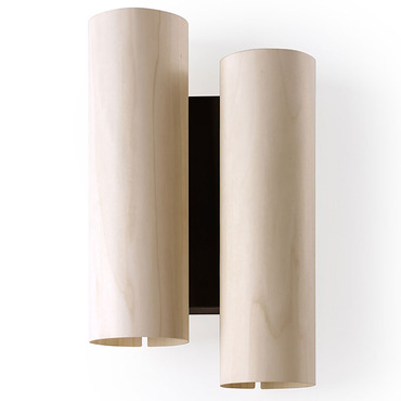 Black Note Duplet Wall Sconce | LZF at Lightology Black Note Duplet Wall Sconce