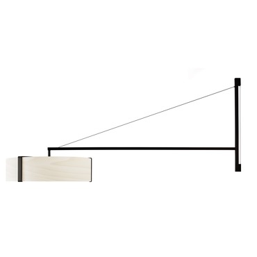 Thesis Swing Arm Plug-in Wall Sconce | LZF at Lightology Thesis Swing Arm Plug-in Wall Sconce
