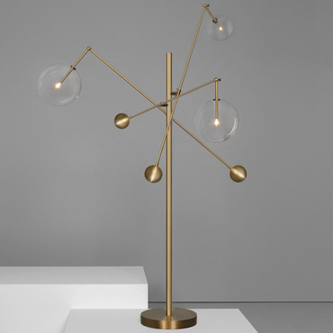 Milan Floor Lamp | Schwung Home at Lightology Milan Floor Lamp