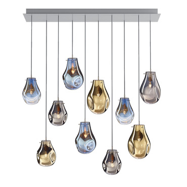 Soap Linear Multi Light Chandelier | Bomma at Lightology Soap Linear Multi Light Chandelier