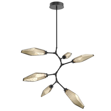 Rock Crystal Modern Vine Chandelier | Hammerton Studio at Lightology Rock Crystal Modern Vine Chandelier