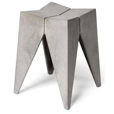 Singleton Bridge Stool | Lyon Beton at Lightology Singleton Bridge Stool