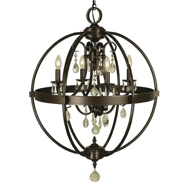 Compass Orb Chandelier | Framburg at Lightology Compass Orb Chandelier