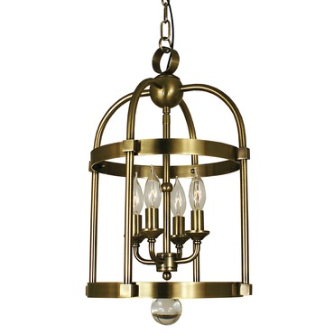 Compass Small Birdcage Chandelier