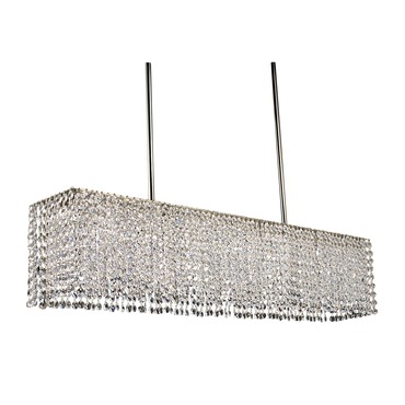 Princessa Linear Chandelier | Framburg at Lightology Princessa Linear Chandelier