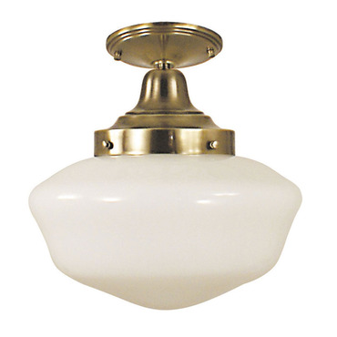 Taylor Schoolhouse Semi Flush Ceiling Light - Overstock | Framburg at Lightology Taylor Schoolhouse Semi Flush Ceiling Light - Overstock