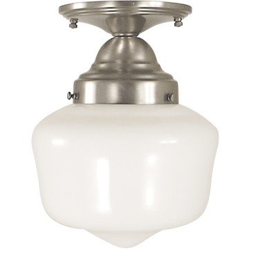 Taylor Schoolhouse Semi Flush Ceiling Light | Framburg at Lightology Taylor Schoolhouse Semi Flush Ceiling Light
