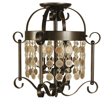 Naomi Regal Semi Flush Ceiling Light
