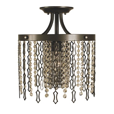 Penelope Semi Flush Ceiling Light | Framburg at Lightology Penelope Semi Flush Ceiling Light