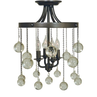 Falling Stars Semi Flush Ceiling Light