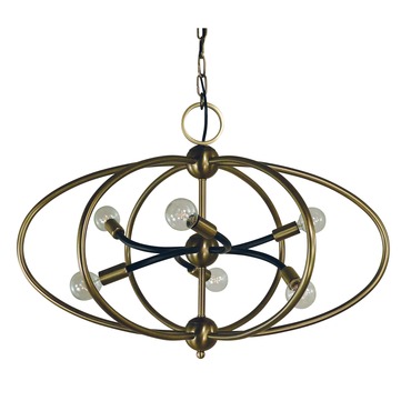 Orbit Chandelier | Framburg at Lightology Orbit Chandelier