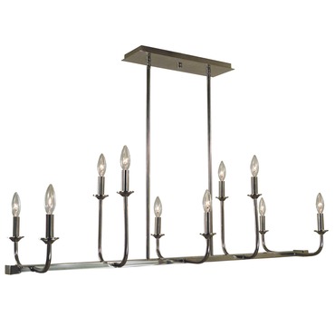 Boulevard Linear Chandelier | Framburg at Lightology Boulevard Linear Chandelier