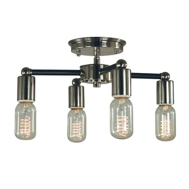 Nebula Semi Flush Ceiling Light | Framburg at Lightology Nebula Semi Flush Ceiling Light