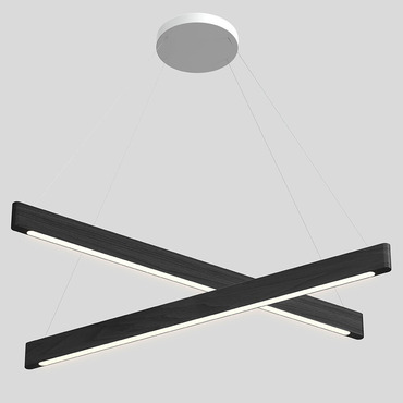 Line Light Duo Cross Pendant | Matthew McCormick at Lightology Line Light Duo Cross Pendant