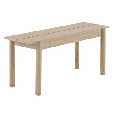 Linear Wood Bench | Muuto at Lightology Linear Wood Bench