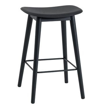 Fiber Bar Stool Wood Base