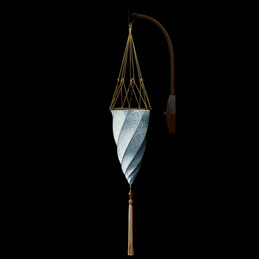 Cesendello Silk Arc Wall Sconce | Venetian Designs at Lightology Cesendello Silk Arc Wall Sconce
