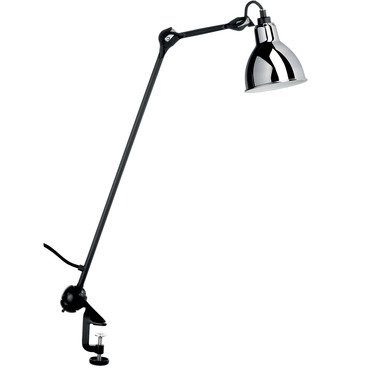 Lampe Gras N201 Round Shade Clamp Base Table Lamp