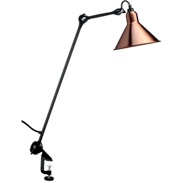 Lampe Gras N201 Conic Shade Clamp Base Table Lamp