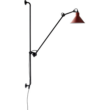 Lampe Gras N214 Conic Shade Plug-In Bar Wall Sconce