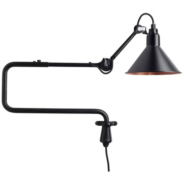 Lampe Gras N303 Conic Shade Plug-in Wall Sconce