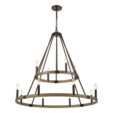 Transitions Two Tier Chandelier | Elk Home at Lightology Transitions Two Tier Chandelier