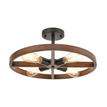 Wheeling Semi Flush Ceiling Light