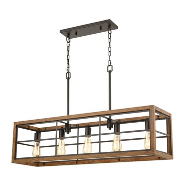 Warehouse Window Linear Pendant | Elk Home at Lightology Warehouse Window Linear Pendant