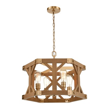 Structure Chandelier | Elk Home at Lightology Structure Chandelier