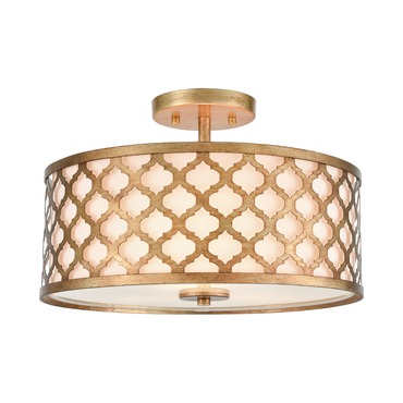 Arabesque Semi Flush Ceiling Light