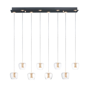 Newton 8-Light Linear Pendant