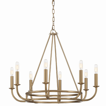 Bailey Chandelier | Crystorama at Lightology Bailey Chandelier
