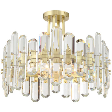 Bolton Semi Flush Ceiling Light | Crystorama at Lightology Bolton Semi Flush Ceiling Light