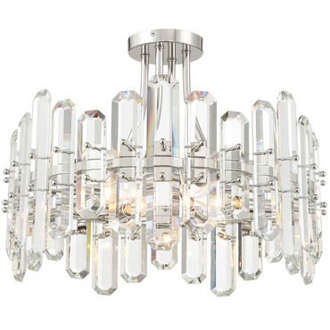 Bolton Semi Flush Ceiling Light | Crystorama at Lightology Bolton Semi Flush Ceiling Light