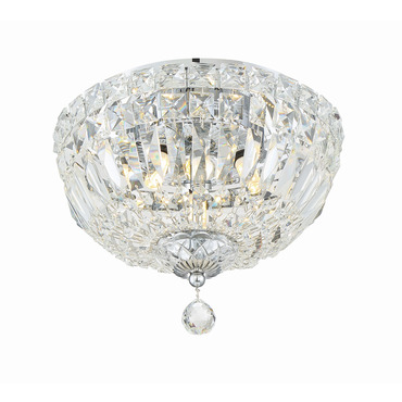Rosyln Semi Flush Ceiling Light | Crystorama at Lightology Rosyln Semi Flush Ceiling Light