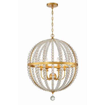 Roxy Chandelier | Crystorama at Lightology Roxy Chandelier
