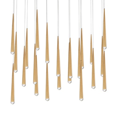 Cascade Linear Multi Light Pendant | Modern Forms at Lightology Cascade Linear Multi Light Pendant