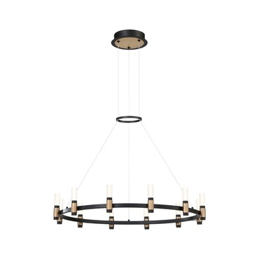 Albany Round Chandelier | Eurofase at Lightology Albany Round Chandelier