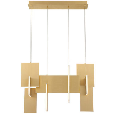 Coburg Linear Chandelier | Eurofase at Lightology Coburg Linear Chandelier
