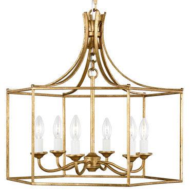 Bantry House 6 Light Chandelier | Visual Comfort Studio at Lightology Bantry House 6 Light Chandelier