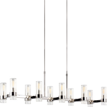 Geneva Linear Chandelier | Visual Comfort Studio at Lightology Geneva Linear Chandelier
