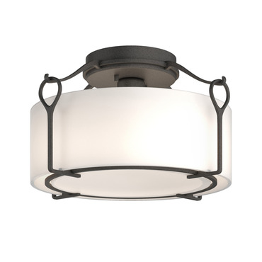 Bow Semi Flush Ceiling Light | Hubbardton Forge at Lightology Bow Semi Flush Ceiling Light