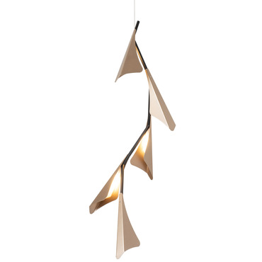 Plume Vertical Pendant | Hubbardton Forge at Lightology Plume Vertical Pendant