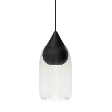 Liuku Drop Pendant with Glass Shade | Mater Design at Lightology Liuku Drop Pendant with Glass Shade