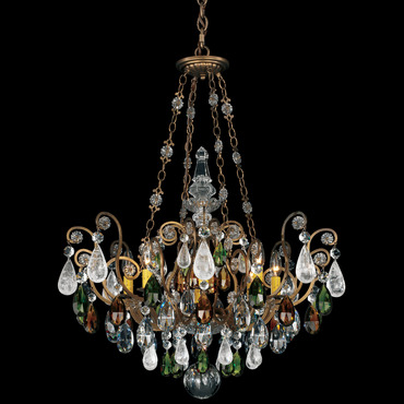 Renaissance Rock Crystal Bowl Chandelier
