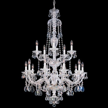 Sterling Tall Chandelier | Schonbek Signature at Lightology Sterling Tall Chandelier