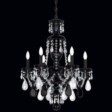 Hamilton Rock Crystal Chandelier | Schonbek Signature at Lightology Hamilton Rock Crystal Chandelier