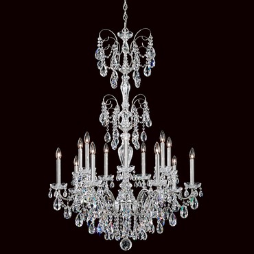 Sonatina Tall Chandelier | Schonbek Signature at Lightology Sonatina Tall Chandelier