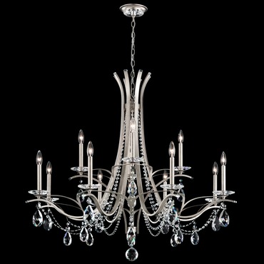 Vesca Duo Chandelier | Schonbek Signature at Lightology Vesca Duo Chandelier