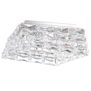 Glissando Flush Ceiling Light | Schonbek Signature at Lightology Glissando Flush Ceiling Light